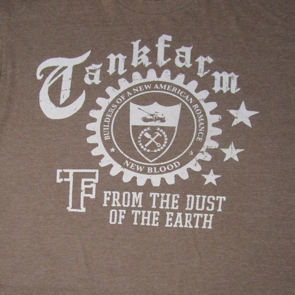 Tankfarm T Shirt Brown Sz XL From the Dust Earth - Picture 7 of 7